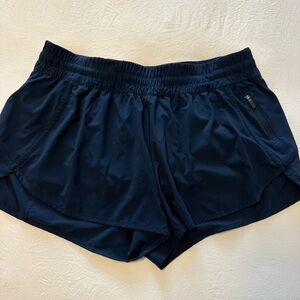 lululemon Navy Tracker Shorts V 4”